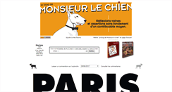 Desktop Screenshot of monsieur-le-chien.fr